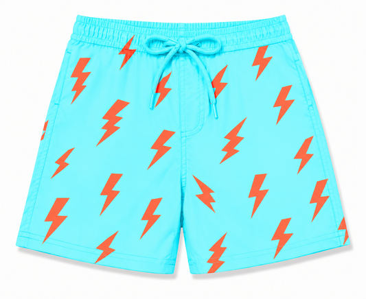 NEON Electric Bolts Swim Shorts