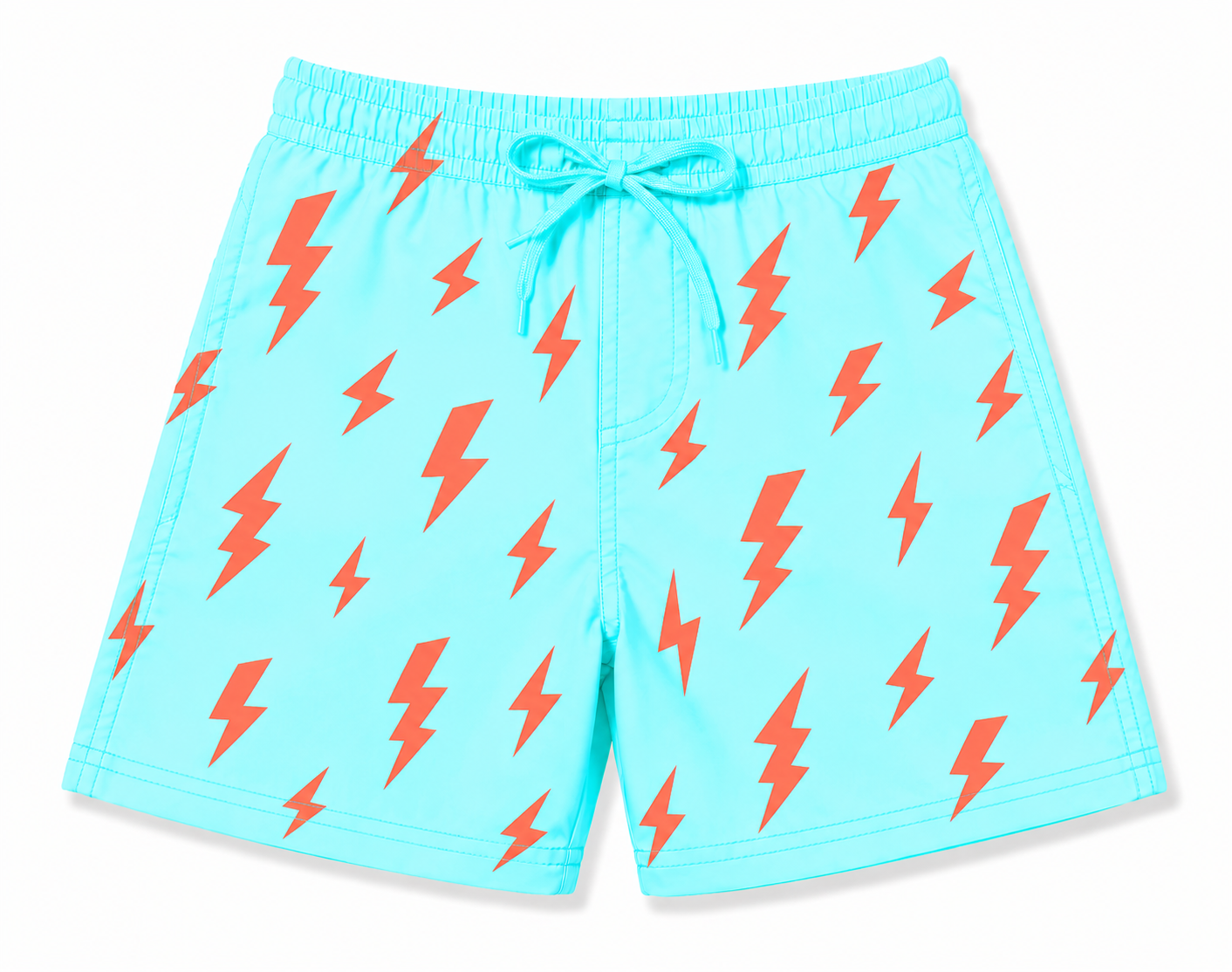 NEON Electric Bolts Swim Shorts